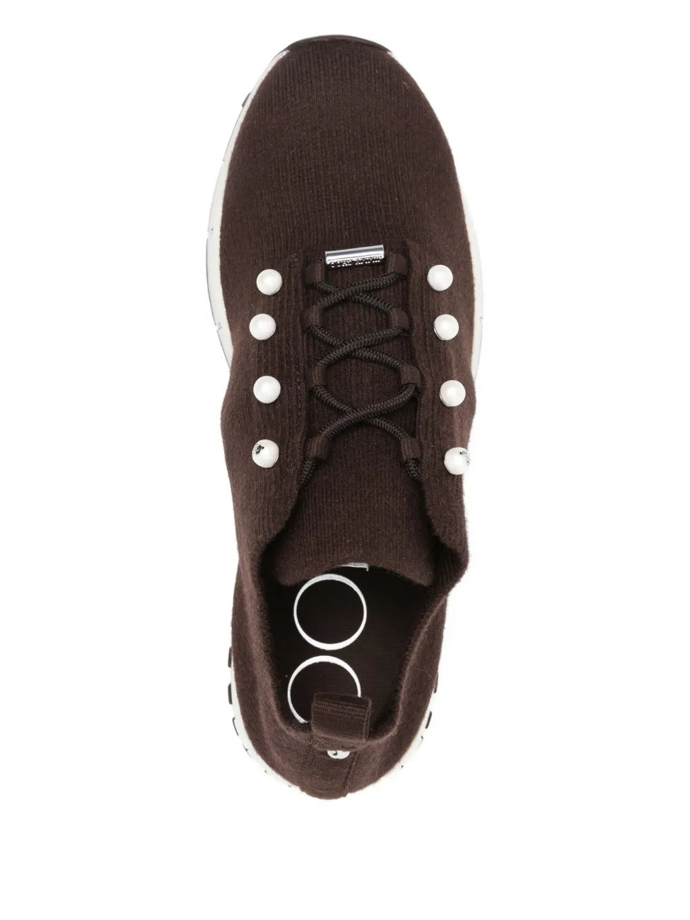 Jimmy Choo Veles knitted sneakers Bruin