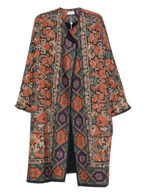Pierre-Louis Mascia geometric-pattern coat