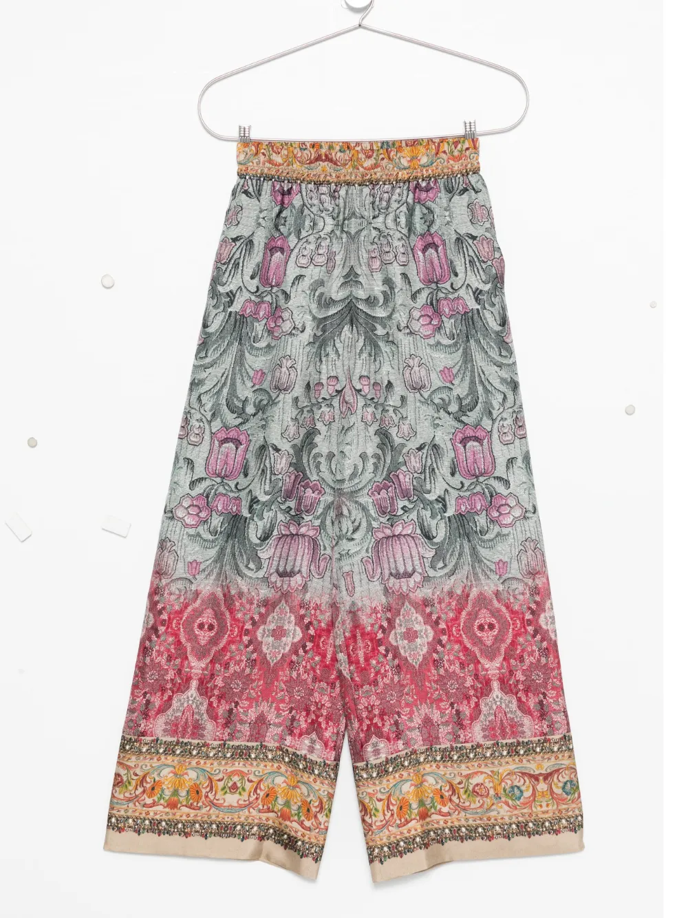 Pierre-Louis Mascia Broek met bloemenprint Groen