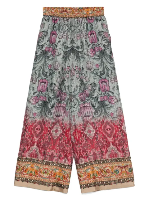 Pierre-Louis Mascia Seidenhose mit Blumen-Print