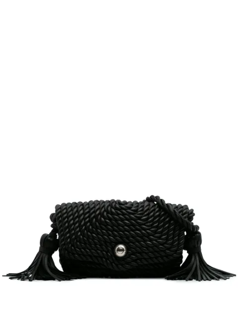 Bottega Veneta Pre-Owned 2012-2024 Lambskin Torchon Classic Tasseled Twisted crossbody bag
