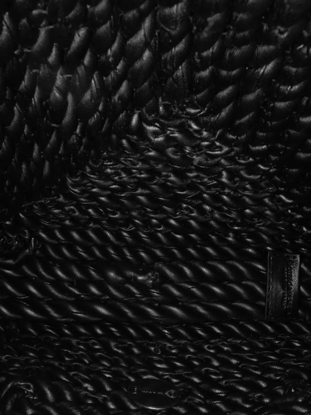 Pre-owned Bottega Veneta 2012-2024 Lambskin Torchon Classic Tasseled Twisted Crossbody Bag