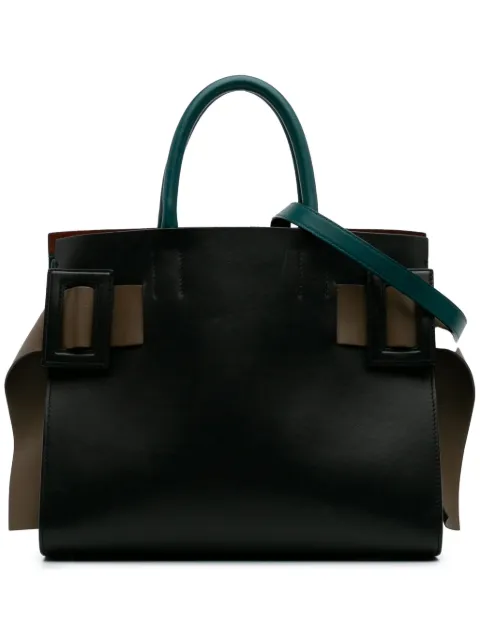 Marni Pre-Owned 2015-2025 Multicolor Leather Top Handle Bag satchel