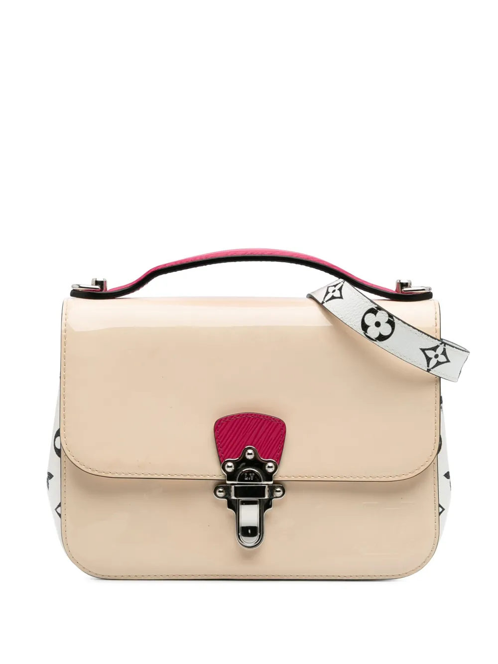 Louis Vuitton Pre-Owned 2019 Vernis Miroir Cherrywood BB satchel | Brown | Image 1