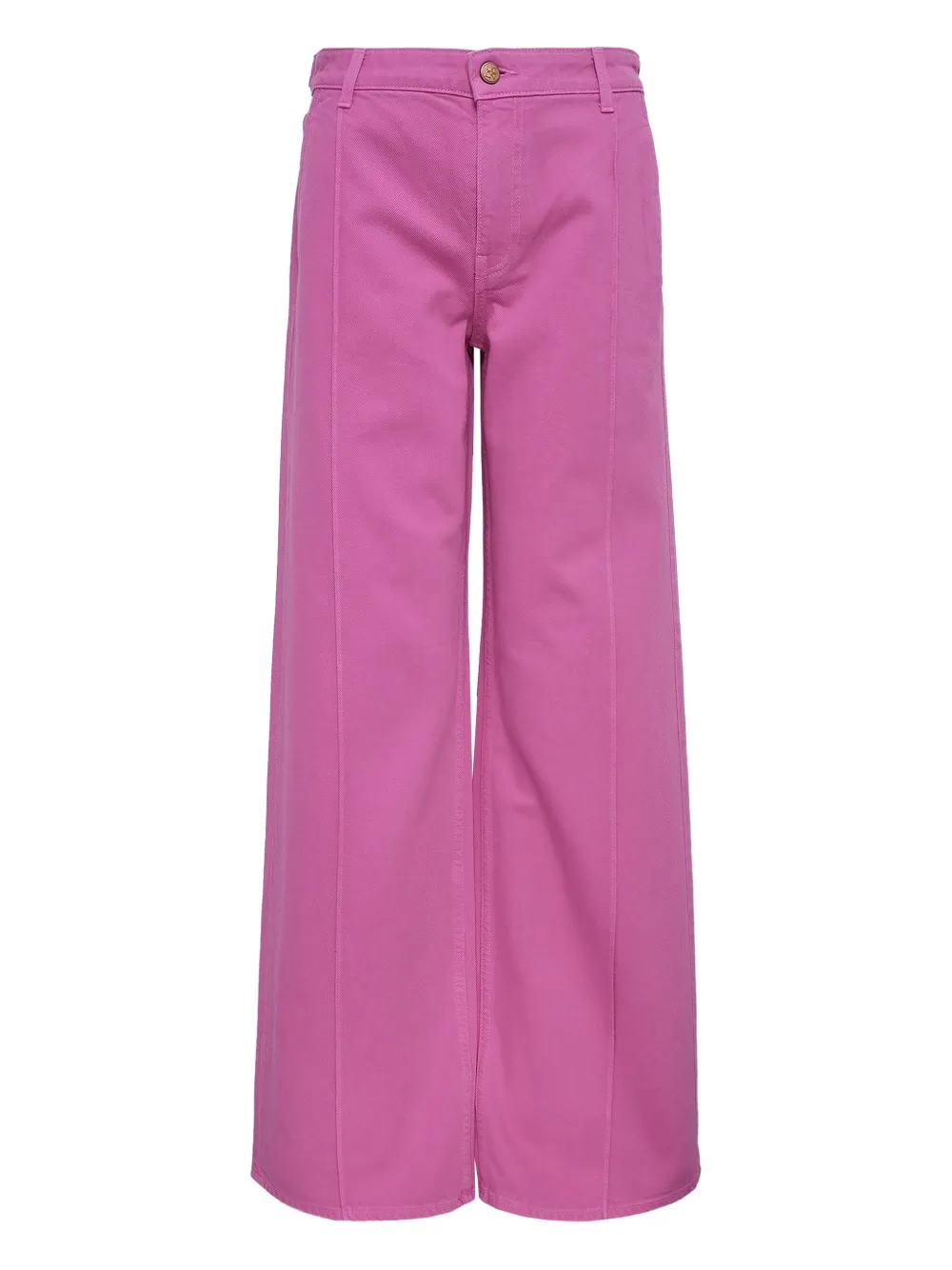 Ulla Johnson Central-seam Wide-leg Jeans In Pink