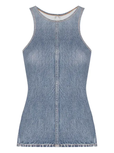rag & bone Racerback-Top in Jeansoptik