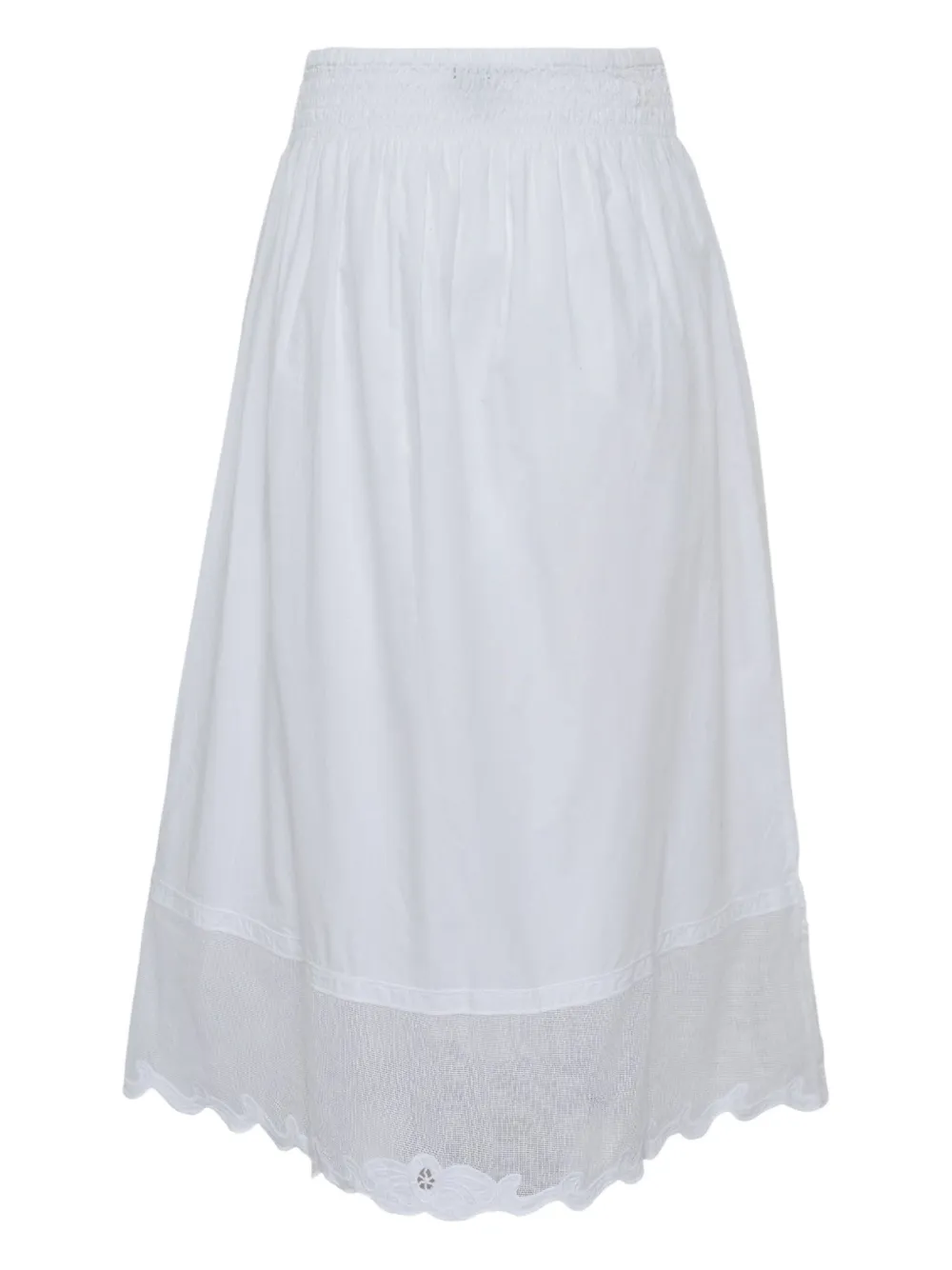 Rag & Bone Cotton A-line Skirt In White