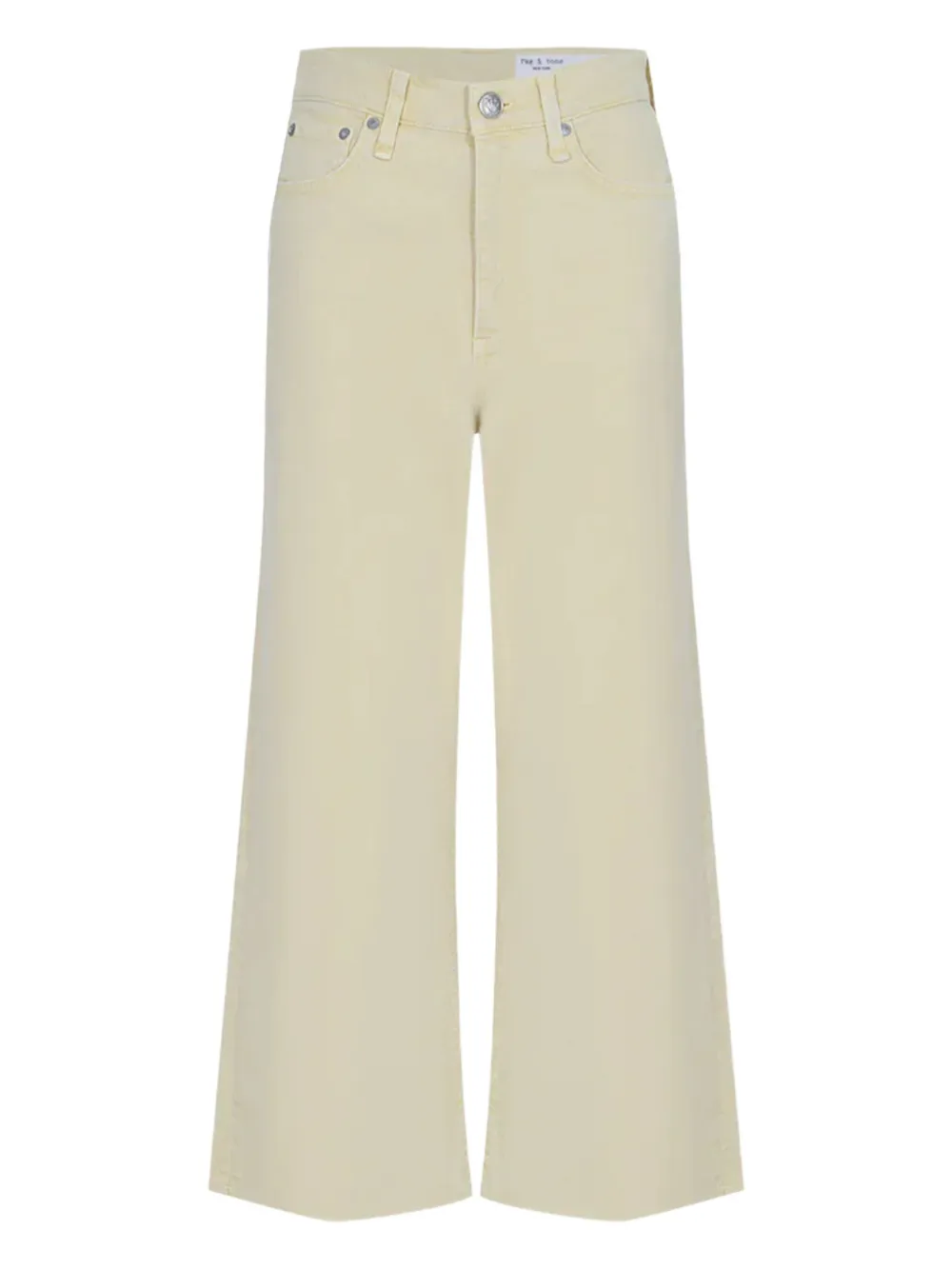 Rag & bone Broek met logopatch Geel