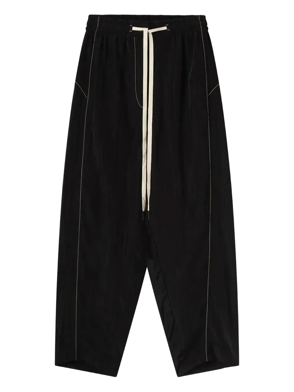 Sandy drawstring-waist trousers