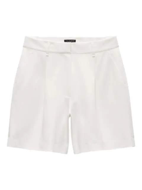 rag & bone pleated high-waisted shorts