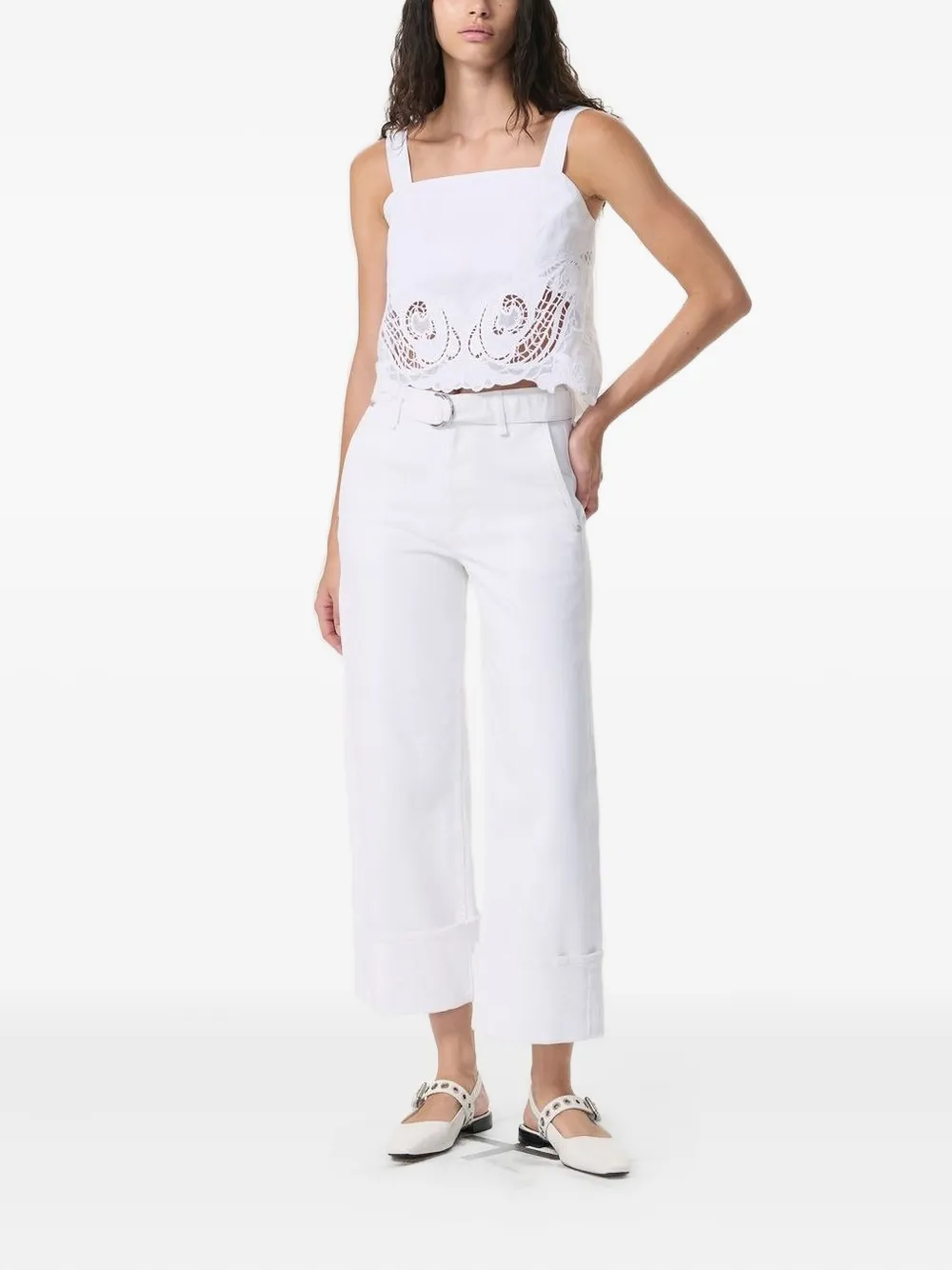 Rag & bone Uitgesneden top - Wit