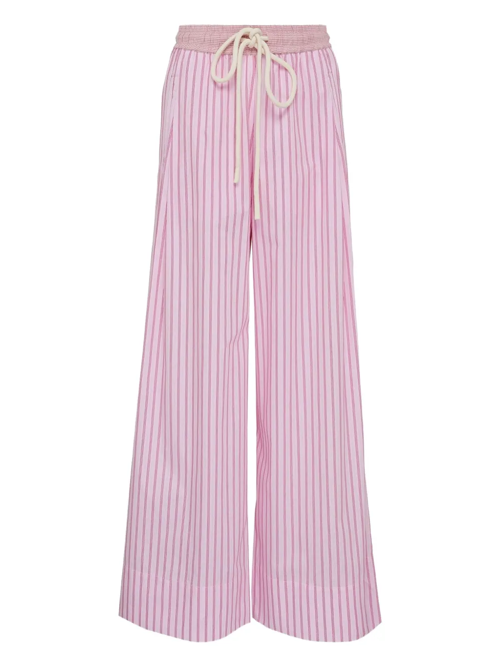 Lee Mathews striped palazzo trousers | Pink | Image 1