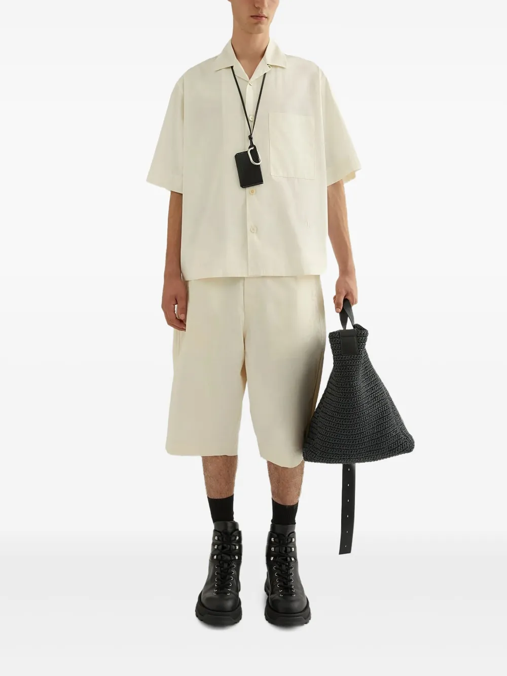 Jil Sander Overhemd met borstzak - Wit
