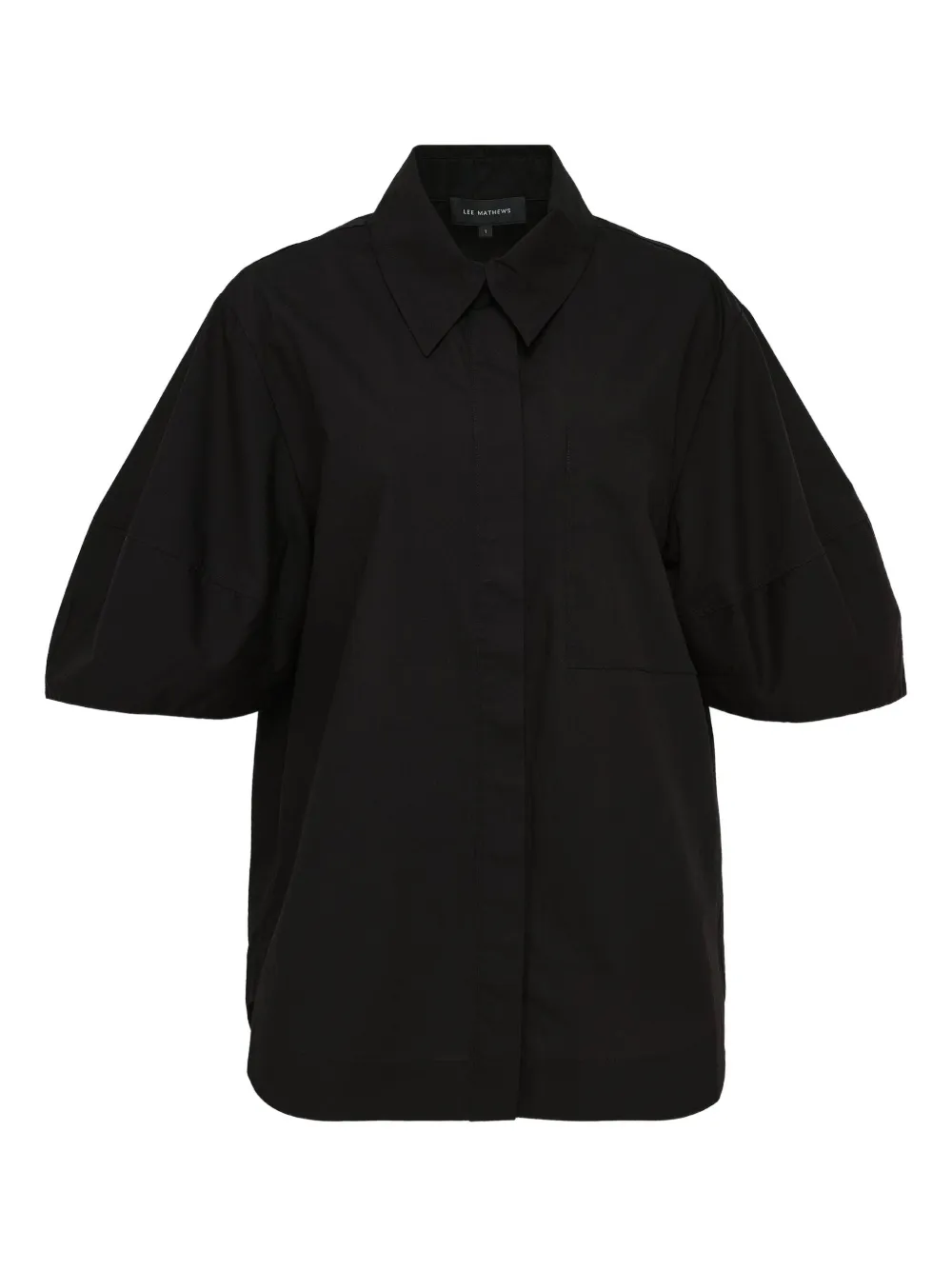 Lee Mathews short sleeve shirt - ブラック Lee Mathews short sleeve shirt - ブラック