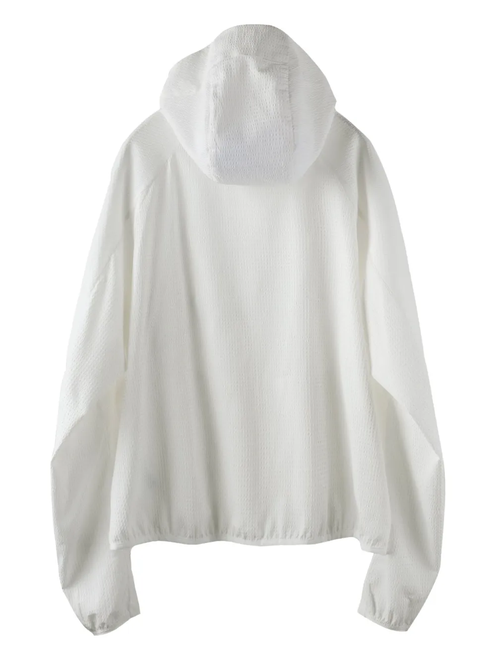 Post Archive Faction Zip-up Bomber Jacket In White