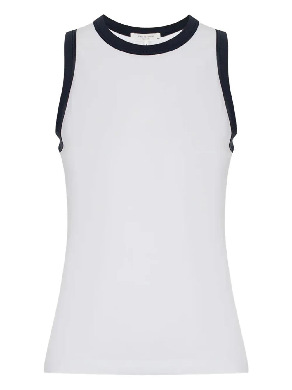 Rag & bone contrast-binding tank top Wit
