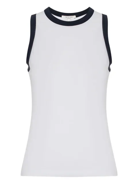 rag & bone contrast-binding tank top
