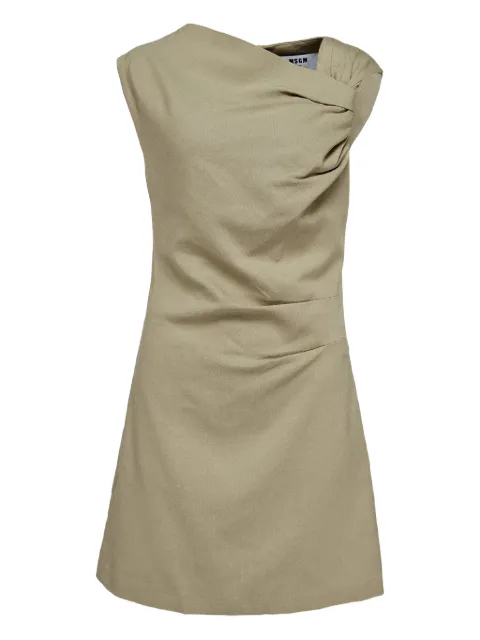 MSGM draped neckline dress