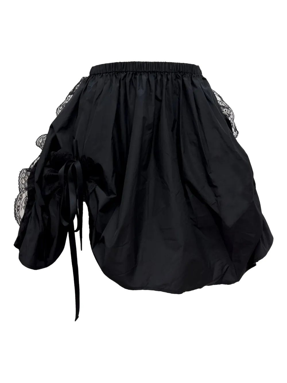 CAROLINE HU lace-detail skirt | Black | Image 1