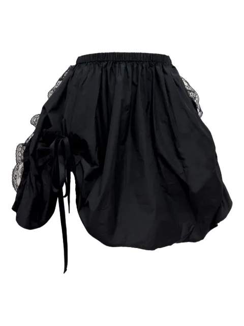 CAROLINE HU lace-detail skirt 