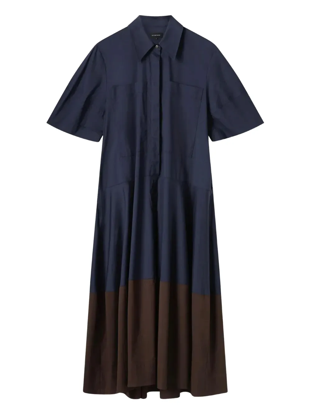 Wendy colour-block shirtdress