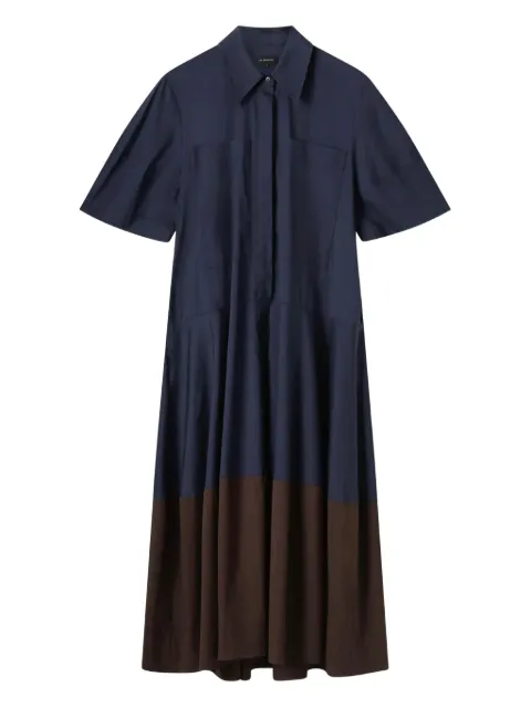 Lee Mathews Wendy colour-block shirtdress