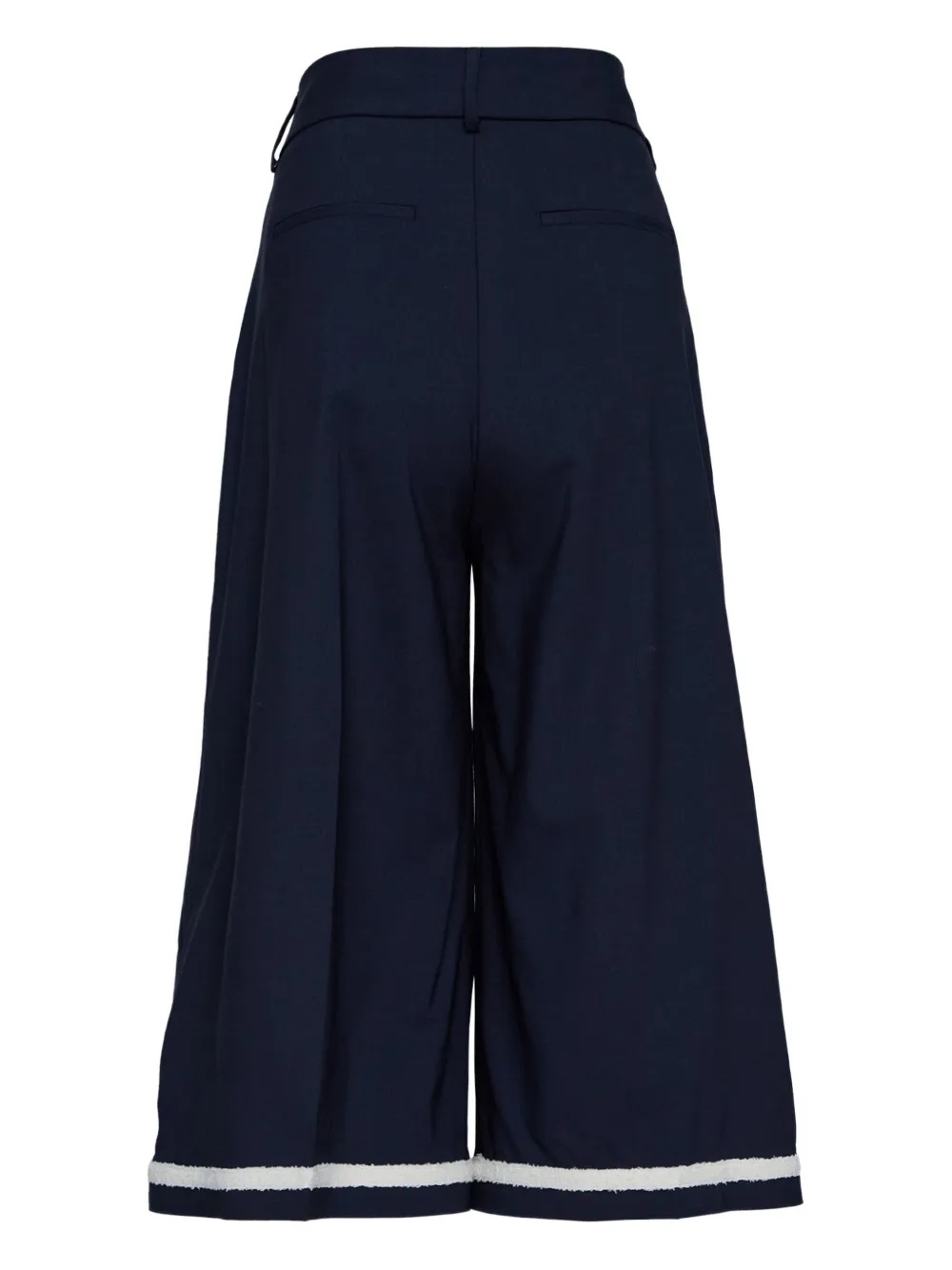 MSGM hem-detail trousers | High Waisted Pants | Image 2