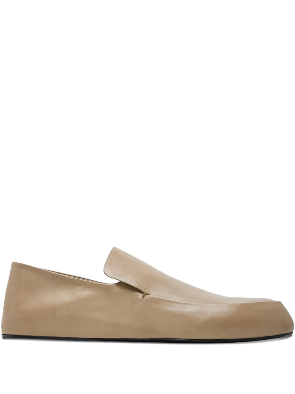 Jil Sander leather ballet flats Neutrals