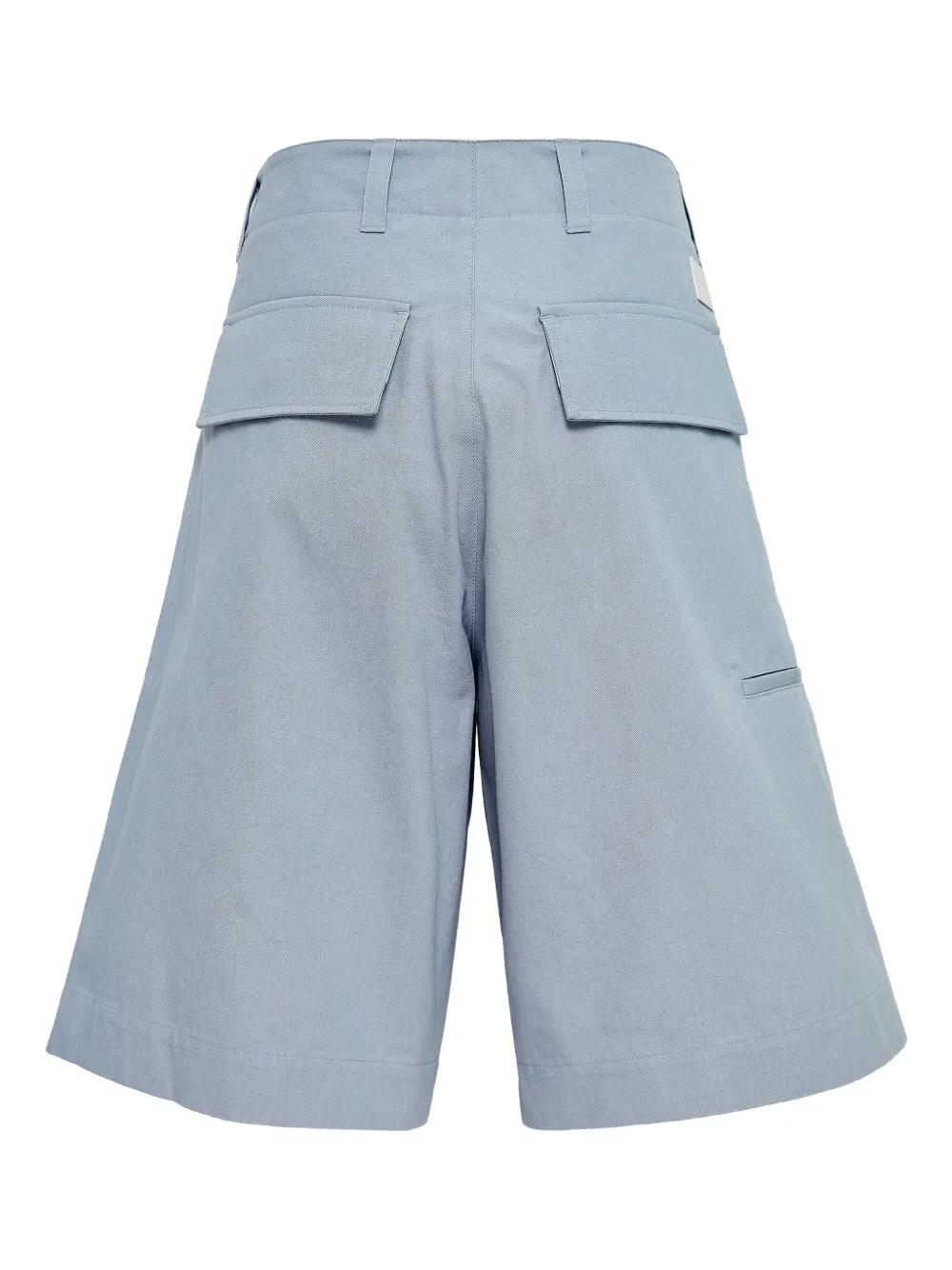 Jil Sander cotton shorts Blauw