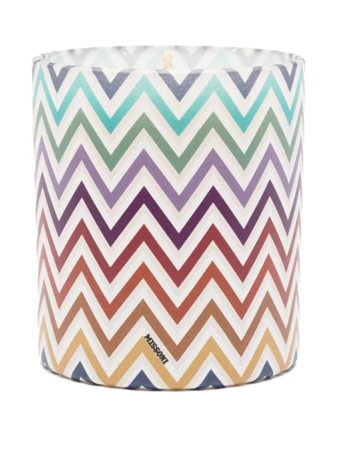 Missoni Home zigzag-printed candle (220g)