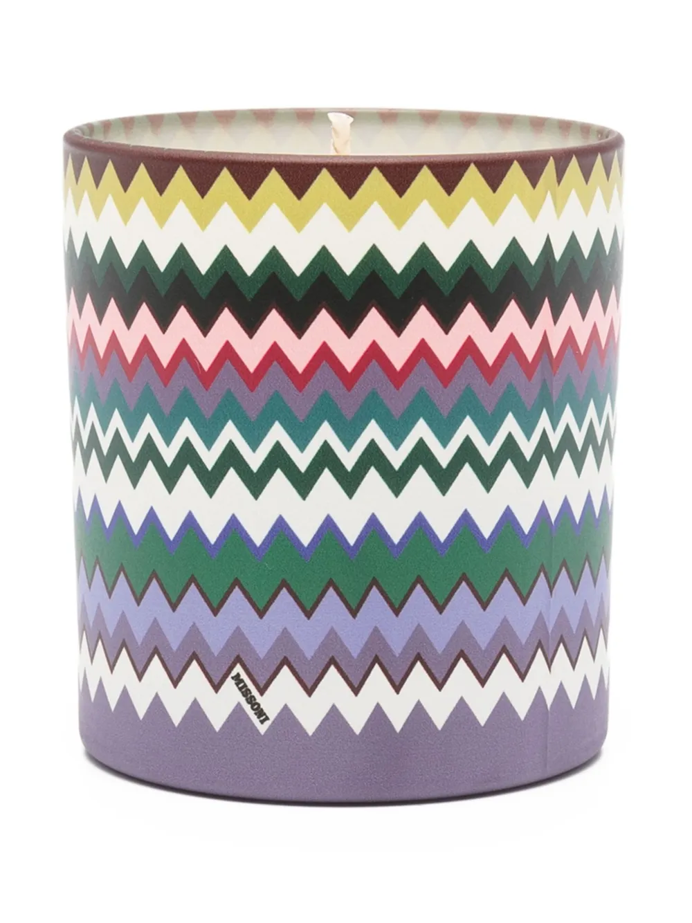 Missoni Home zigzag-printed candle (220g) | Purple | Image 1