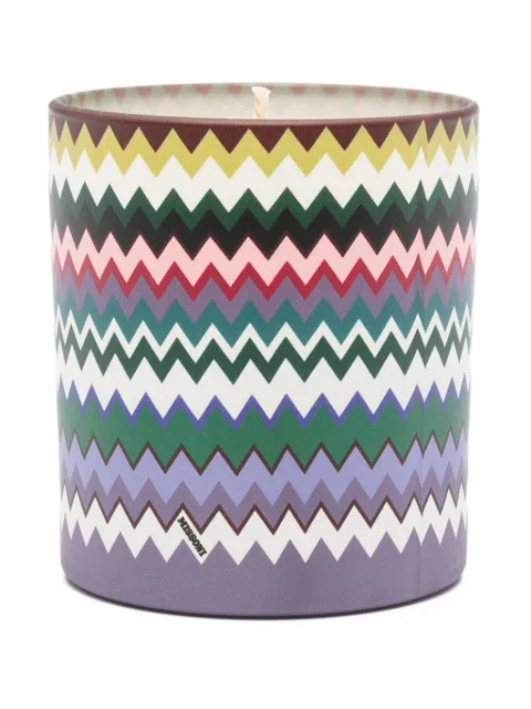 Missoni Home zigzag-printed candle (220g)