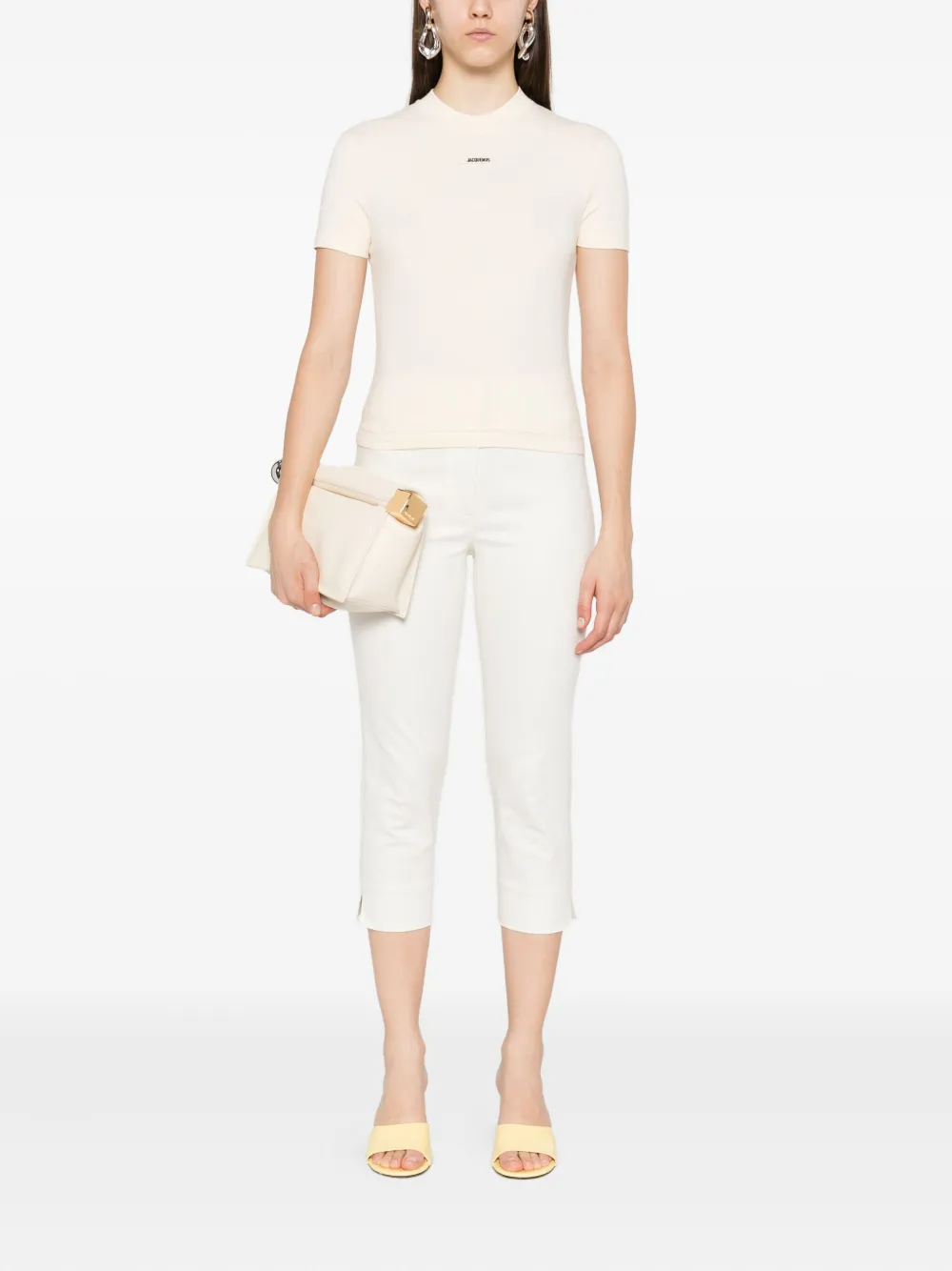 Jacquemus logo-plaque cotton T-shirt | T-Shirts & Jersey Shirts | Image 2
