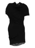 Jacquemus The Castagna draped minidress - Black