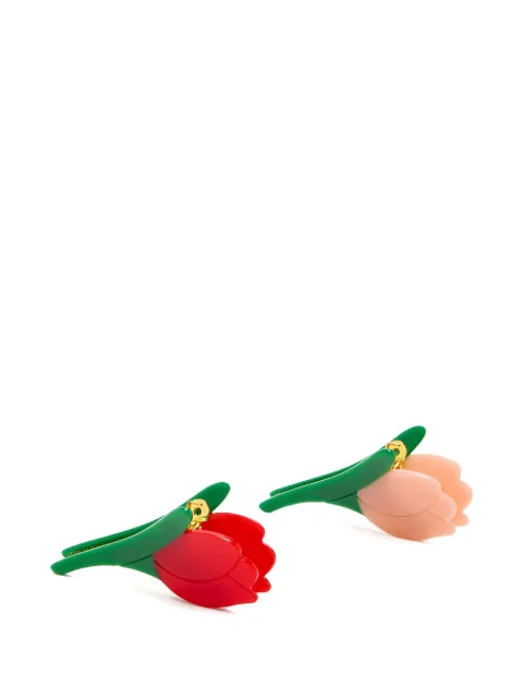 Loeffler Randall tulip hair clips (pack of two)