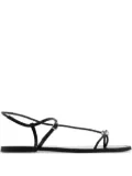 Loeffler Randall Lara leather ball-embellished sandals - Black