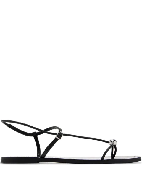 Loeffler Randall Lara leather ball-embellished sandals