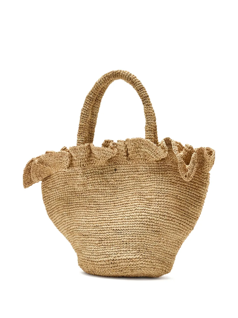 Loeffler Randall Cyrus Ruffled-straw Tote Bag