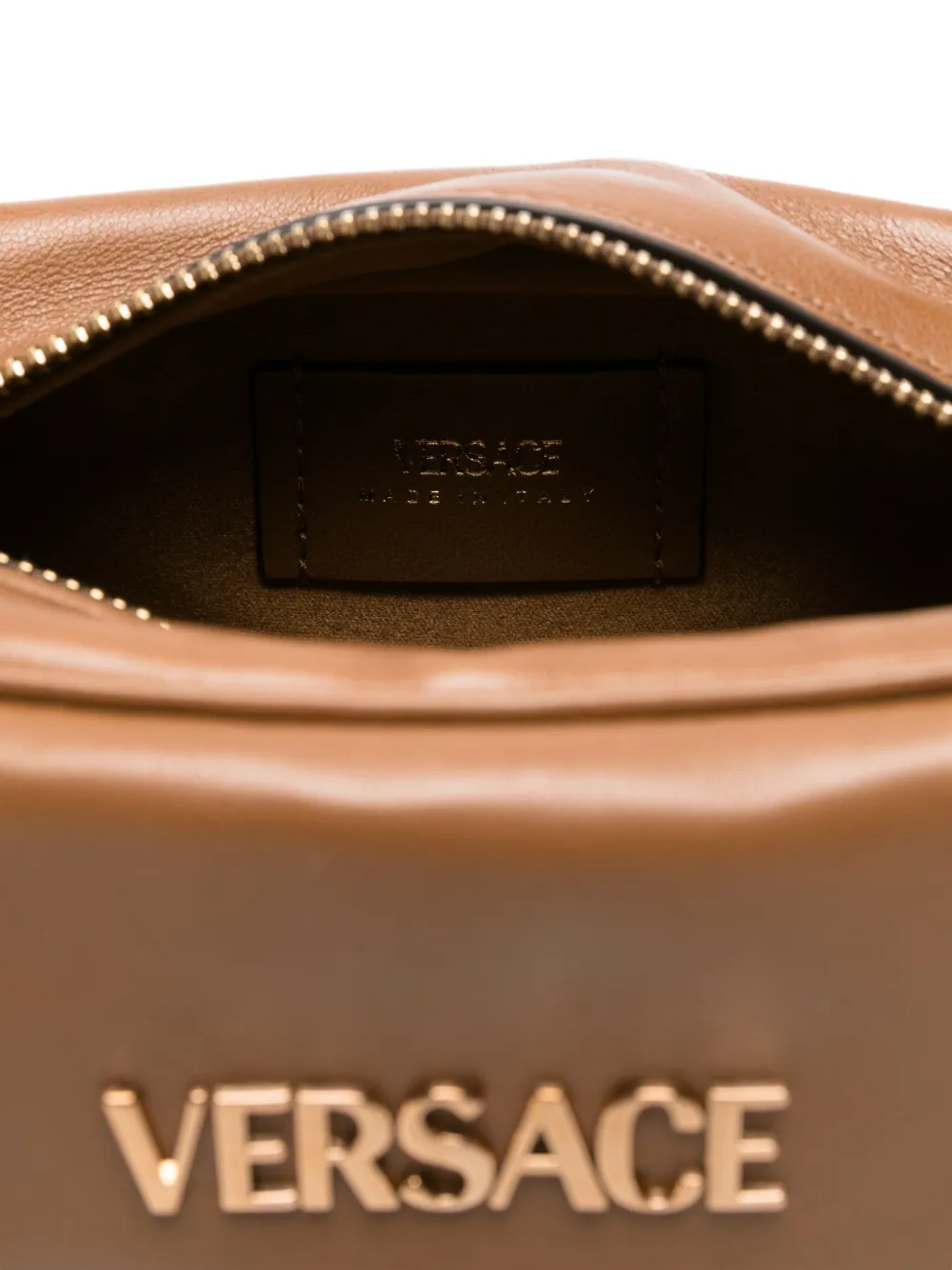 Versace Tas met handgreep Bruin