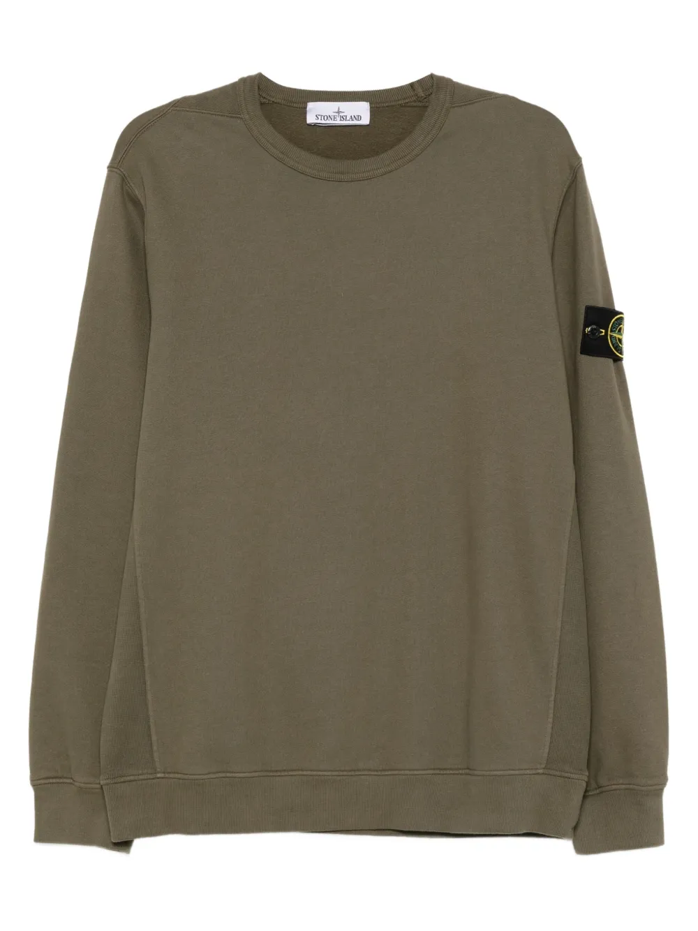 Stone Island Sweater met Compass-logopatch Groen