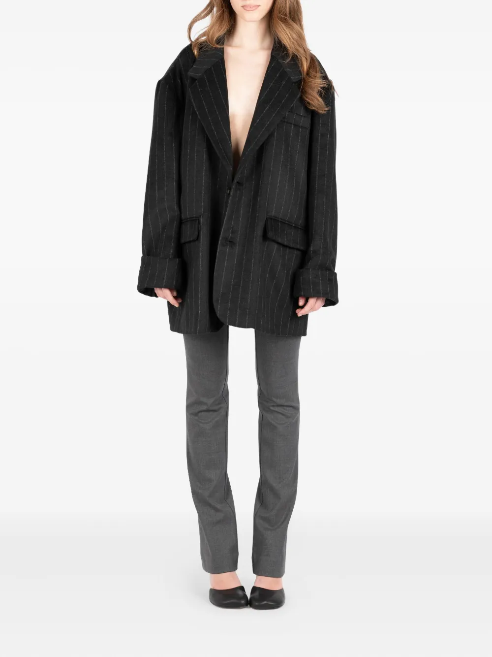 Société Anonyme Big Mama pinstripe blazer Grijs