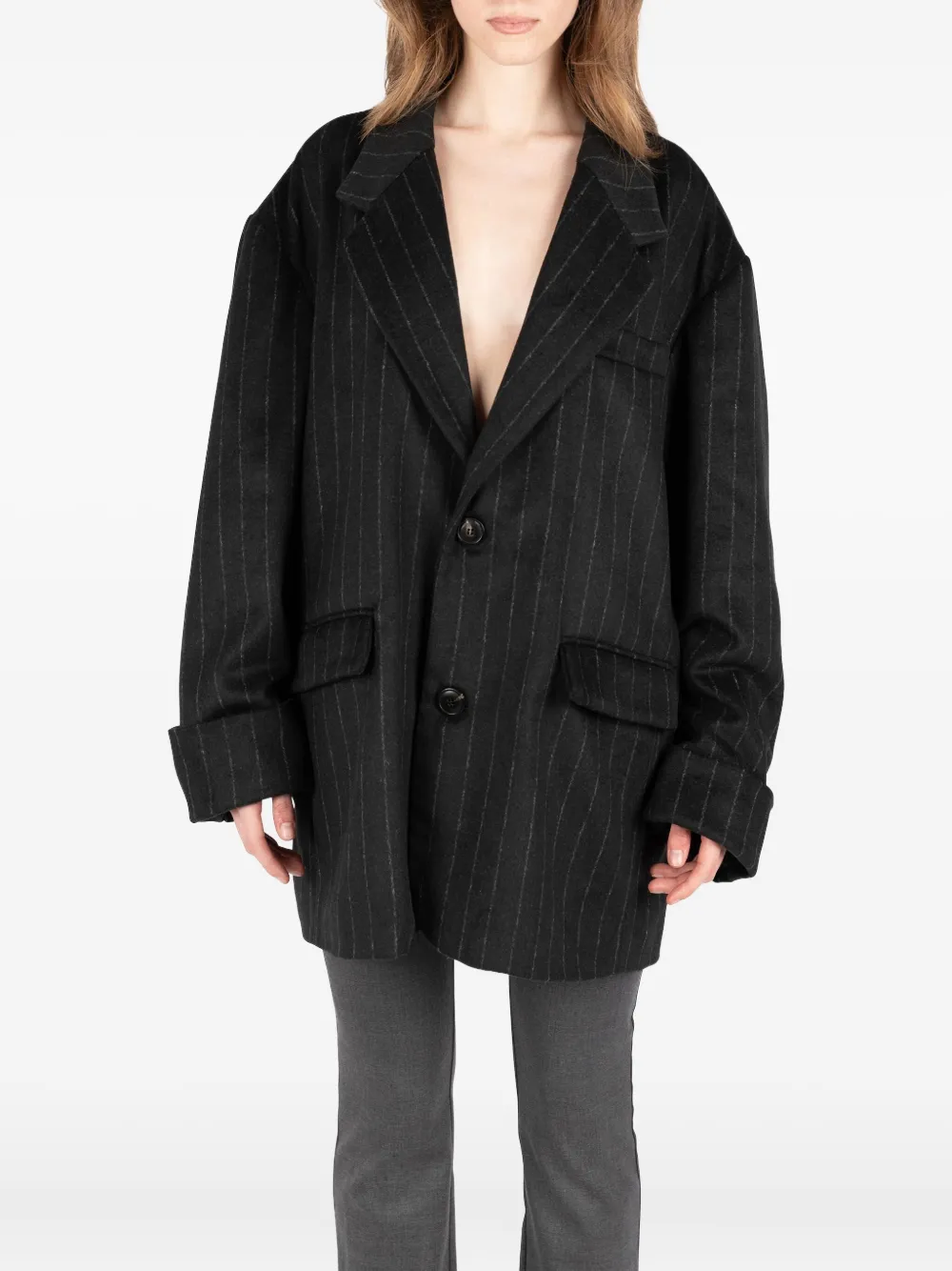 Société Anonyme Big Mama pinstripe blazer Grijs