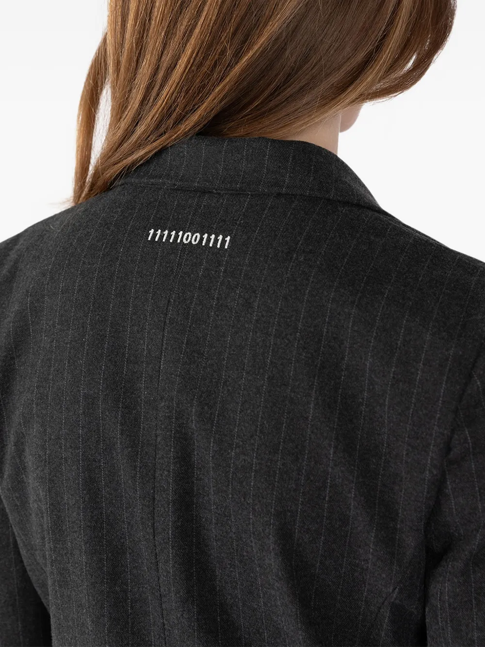 Société Anonyme pinstripe pocket blazer Grijs