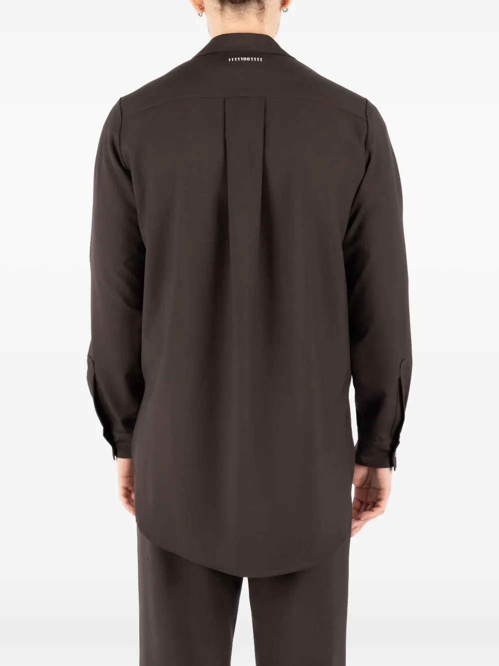 Société Anonyme Shirt met klepzak Bruin