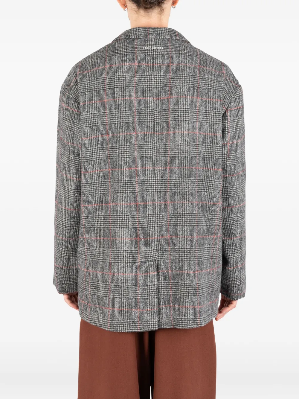 Société Anonyme Big Mama checked blazer Grijs