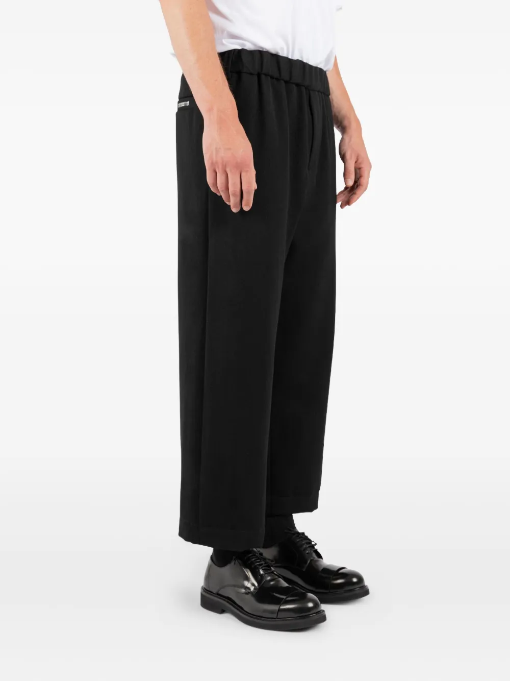 Société Anonyme Chiba broek met elastische tailleband Zwart