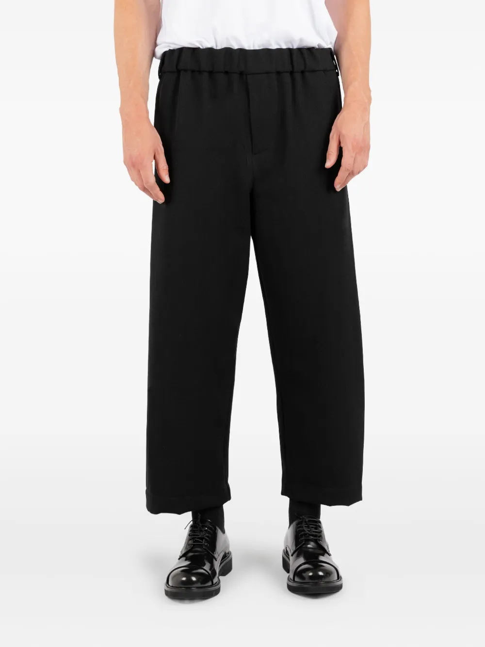 Société Anonyme Chiba elastic-waistband trousers | Black | Image 1