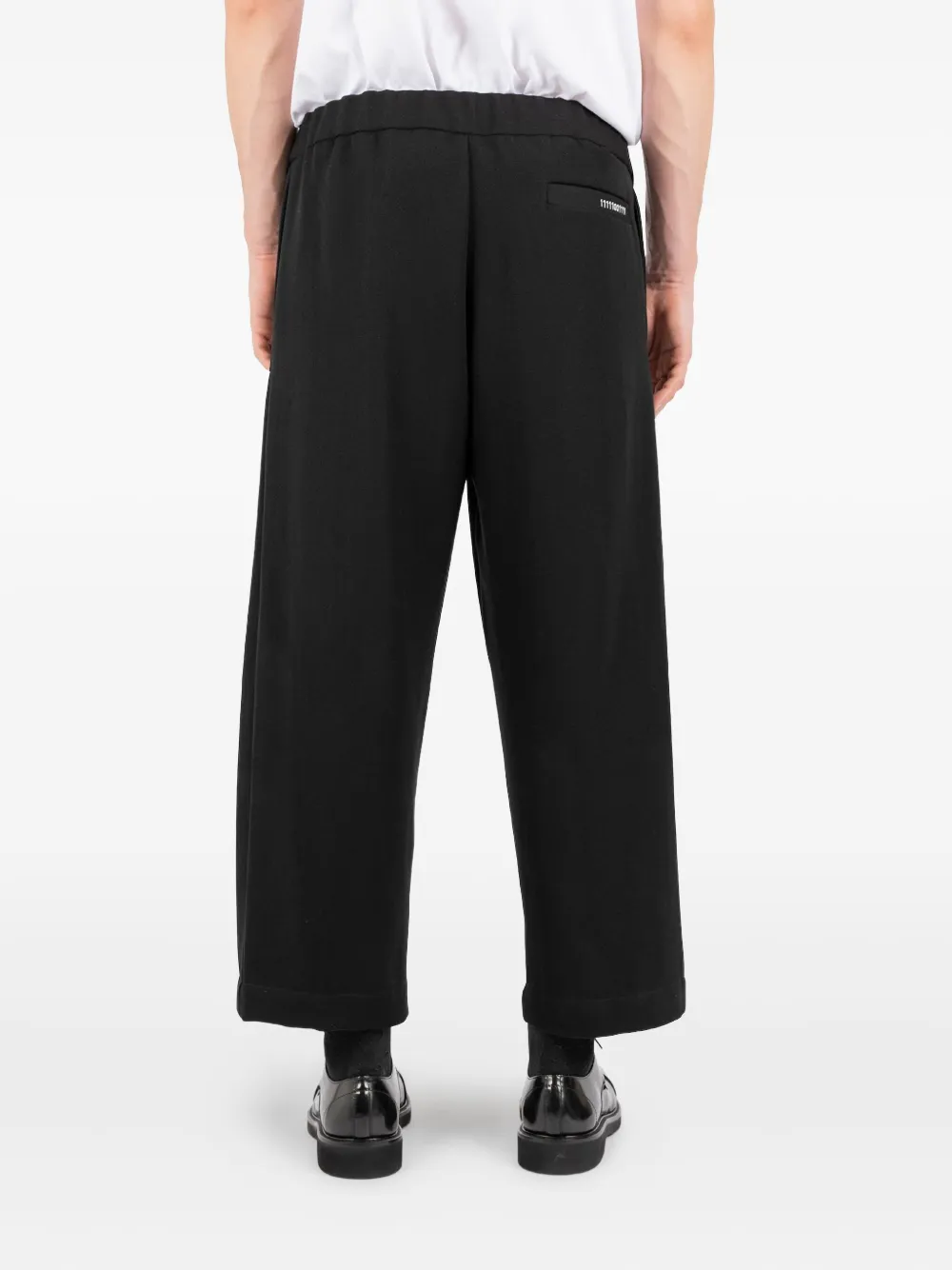 Société Anonyme Chiba broek met elastische tailleband Zwart