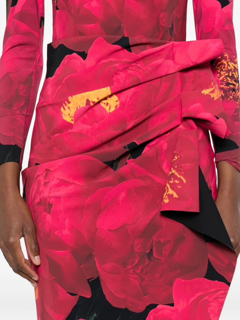 CHIARA BONI La Petite Robe Jurk met bloemenprint Roze