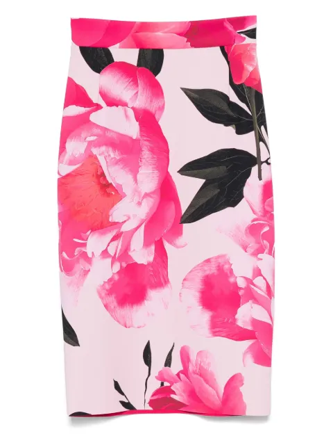 CHIARA BONI La Petite Robe falda midi con estampado floral